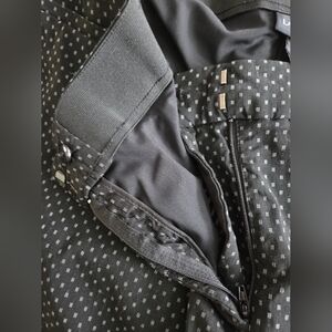 Lane Bryant Plus Size Black Patterned Pants